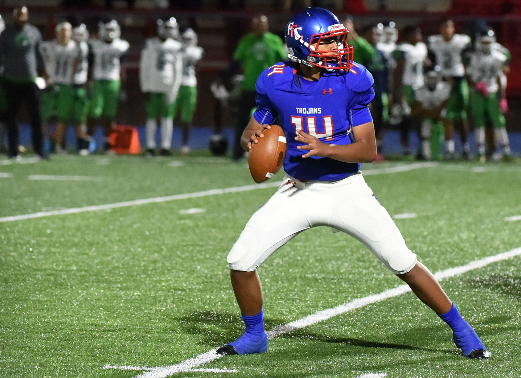 PHOTOS: Fountain-Fort Carson Trojans (21) Overland Trailblazers (29)
